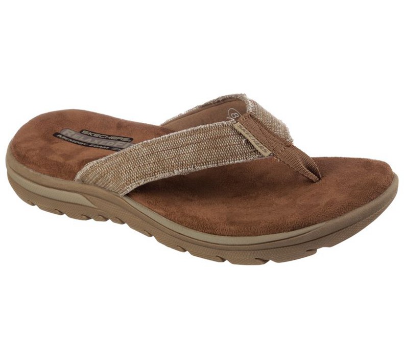 Skechers Herr Bruna Flip Flop - Relaxed Fit: Supreme - Bosnia - Sverige (XWCJP-9638)